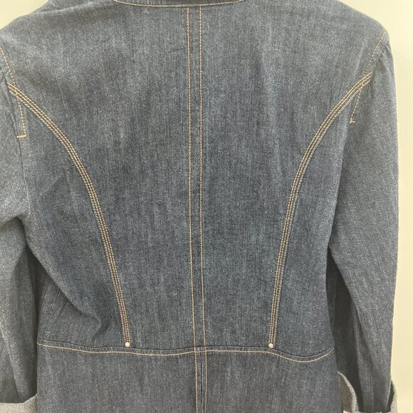 Loft Blue Jean Jacket Size 6 - Picture 9 of 10